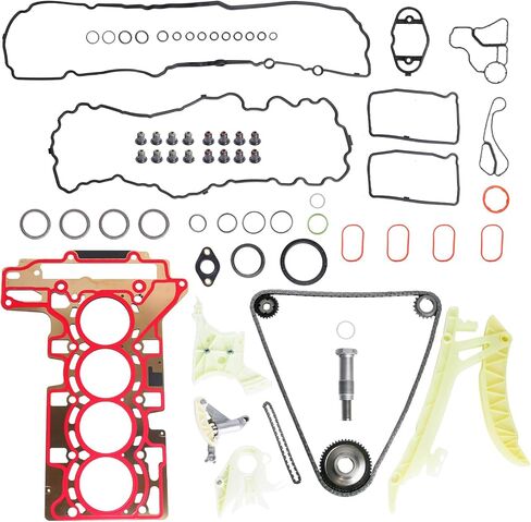 Cylinder Head Gasket Set Timing Chain kit and Oil Pump fit for BMW 228i 320i 328i 428i 528i X1 X3 X4 Z4 2.0L 2012-2017,OE 11318648732 11317603944 11128676519 11127588418 in Saudi Arabia