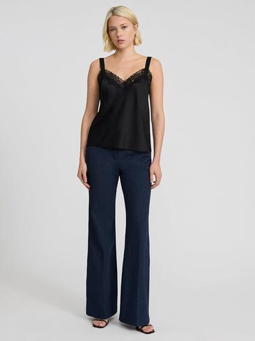 Express Womens Editor High Rise Brouser Flare Pant in Kuwait