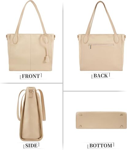 Large Tote Bag for Women Work,Vegan Leather Tote Bag for Women,Women's Shoulder Handbags Purses with Adjustable Strap in Saudi Arabia