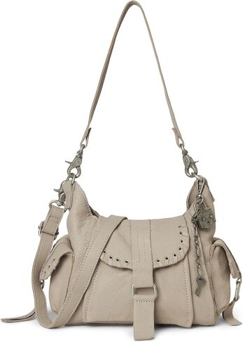 Free People We The Free Baby Leigh Distressed Tote Bag, Pearl in Saudi Arabia