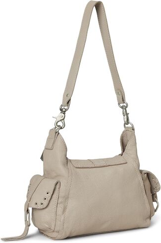 Free People We The Free Baby Leigh Distressed Tote Bag, Pearl in Saudi Arabia