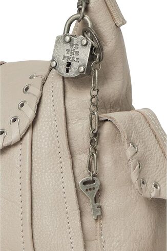 Free People We The Free Baby Leigh Distressed Tote Bag, Pearl in Saudi Arabia