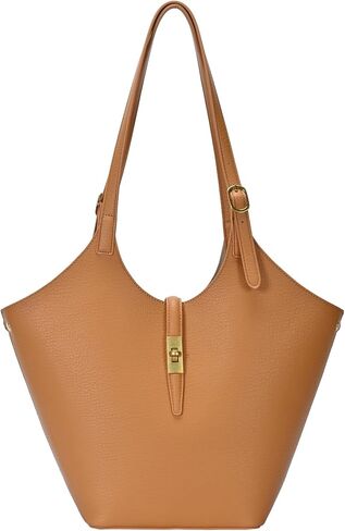 Miztique Isabelle 2 in 1 Scoop Neck Tote - Vegan Leather Handbag for Women Adjustable Shoulder Straps Removable Zipper Pouch in Kuwait