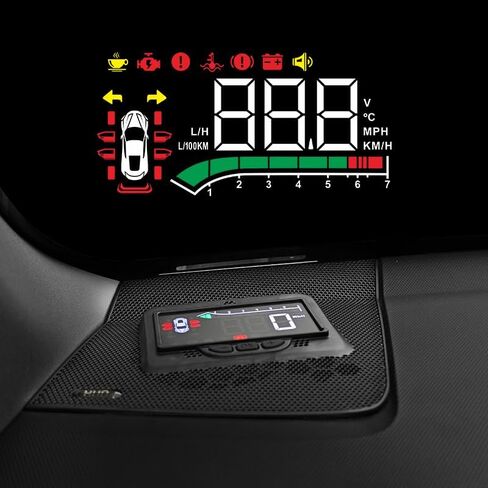 UltraEra HUD Head up Display for Toyota 4runner 2010 2011 2012 2013 2014 2015 2016 2017 2018 2019 2020 2021 2022 2023 2024 Automotive Speedometers Automotive Voltmeter Gauges Car Accessories in Saudi Arabia