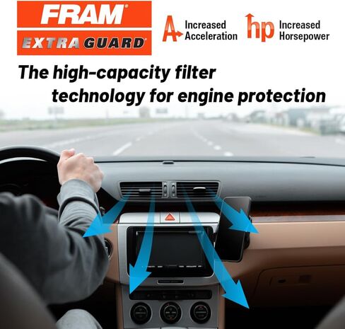 FRAM Extra Guard CA10685 Replacement Engine Air Filter for Select Buick, Chevrolet and Saab Models, Provides Up to 12 Months or 12,000 Miles Filter Protection in Saudi Arabia
