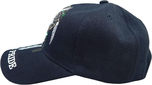 Native Pride Indian Dreamcatcher Dove Feathers Shadow Black 100% Polyester Adjustable Embroidered Baseball Cap Hat in Saudi Arabia