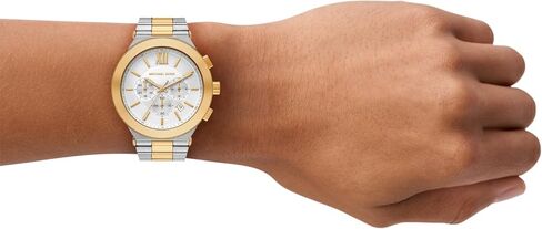 ساعة مايكل كورس بيلي كرونوغراف للرجال بسوار من الستانلس ستيل بلونين (موديل: MK9221) in Saudi Arabia