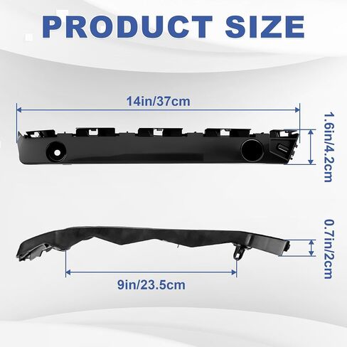 Front Bumper Bracket Bumper Retainer Support Bracket Mount Black Left And Right Side For 2011-2020 Toyota Sienna TO1043116 TO1042116 in Saudi Arabia