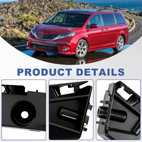 Front Bumper Bracket Bumper Retainer Support Bracket Mount Black Left And Right Side For 2011-2020 Toyota Sienna TO1043116 TO1042116 in Saudi Arabia