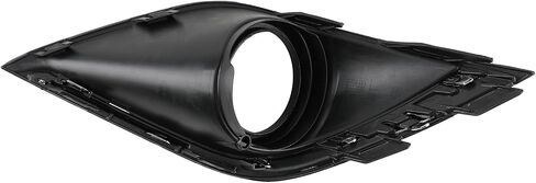 AUTOKAY 6400G482 الجانب الأيسر للسائق غطاء مصباح الضباب الخفيف الأسود إطار ممتص الصدمات يناسب ميتسوبيشي أوتلاندر 2016 2017 2018 2019 in Saudi Arabia