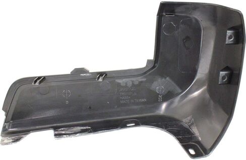 FITRITE AUTO PARTS New Rear Left Driver Side Bumper End For 2016-2023 Toyota Tacoma, Cap, Black, Without Park Assist Sensor Holes, Except Limited/TRD Pro Models TO1104133 5215604010 in Kuwait