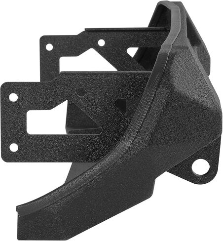 المصد الأمامي من Hooke Road Stubby لسيارة Toyota Tacoma 3rd Gen Pickup 2016-2023، مصد فولاذي بري مع شريط إضاءة LED، ودعامة لوحة الترخيص وحوامل على شكل حرف D in Saudi Arabia