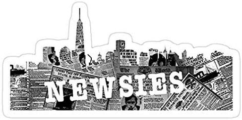 Newsies Decal Sticker - Sticker Graphic - Auto, Wall, Laptop, Cell, Truck Sticker for Windows, Cars, Trucks in Saudi Arabia