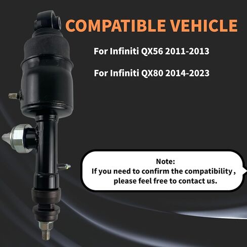 Rear Right Hydraulic Air Suspension Shock Strut Compatible with Infiniti QX56 2011-2013, for Infiniti QX80 2014-2023, 56210-1LA4A E6210-1LA7B in Saudi Arabia