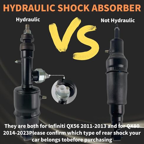 Rear Right Hydraulic Air Suspension Shock Strut Compatible with Infiniti QX56 2011-2013, for Infiniti QX80 2014-2023, 56210-1LA4A E6210-1LA7B in Saudi Arabia