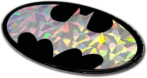ملصق كهربائي على شكل قبة عاكسة للضوء من DC Comics مرخص رسميًا من Elektroplate (3.75 بوصة × 2 بوصة) | ملصق فينيل ممتاز ثلاثي الأبعاد مناسب لجميع الأحوال الجوية للسيارة وزجاجة المياه والكمبيوتر المحمول والهاتف | صنع في الولايات المتحدة الأمريكية in Saudi Arabia
