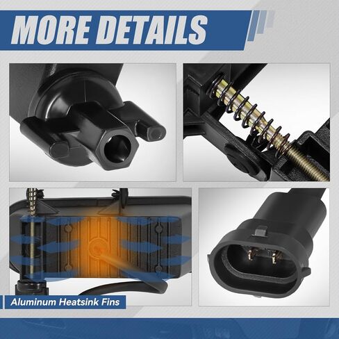 Auto Dynasty Full LED Fog lights Compatible with 1999-2006 Chevy Silverado Suburban Tahoe 1500 2500 3500, Fog Lights Lamps with Bracket, Driver and Passenger Side, Smoked Lens in Saudi Arabia