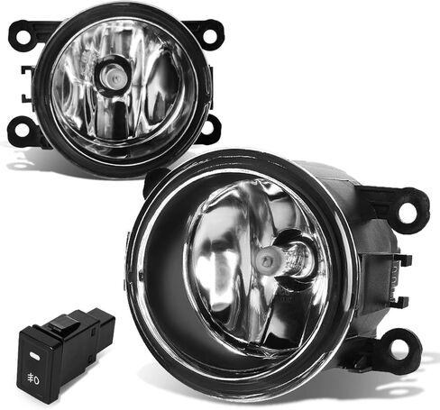 DNA MOTORING FL-ZTL-135-CH Assembly Fog Light Driver & Passenger Side Enhance visibility [Compatible with 06-14 Suzuki Grand Vitara] in Saudi Arabia