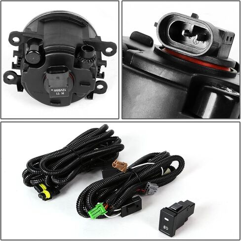 DNA MOTORING FL-ZTL-135-CH Assembly Fog Light Driver & Passenger Side Enhance visibility [Compatible with 06-14 Suzuki Grand Vitara] in Saudi Arabia