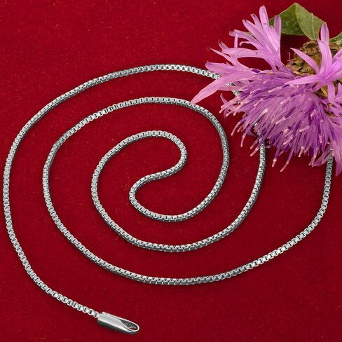 LIFETIME JEWELRY 1mm Box Chain Necklace for Women and Men 24k Real Gold Plated in Saudi Arabia