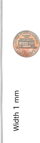 LIFETIME JEWELRY 1mm Box Chain Necklace for Women and Men 24k Real Gold Plated in Saudi Arabia
