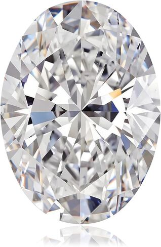 Moissanite Loose Stone 0.5-10 Carat D Color VVS1 Clarity Oval Cut Moissanite Gemstones with GRA Certificate for Diamond Jewelry Making in Saudi Arabia