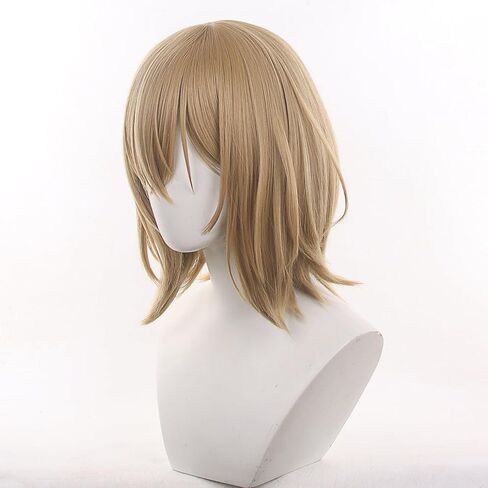 Xiongxiongle Mualani Long Silver White Blue WIG للنساء Cosplay Genshinimpact Natlan Mualani Costumes Hair شعر مستعار + CAP للبالغين COS ANIME Party Halloween Christmas (Mualani) in Kuwait