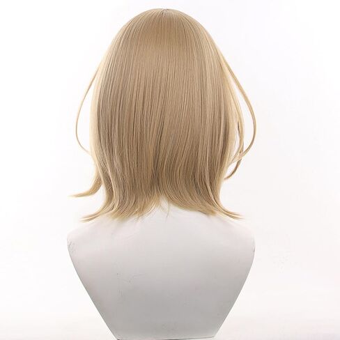 Xiongxiongle Mualani Long Silver White Blue WIG للنساء Cosplay Genshinimpact Natlan Mualani Costumes Hair شعر مستعار + CAP للبالغين COS ANIME Party Halloween Christmas (Mualani) in Kuwait