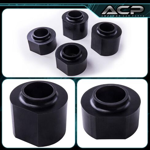 AJP Distributors 3" Front + 2" Rear Full Complete Coil Spacer Leveling Lift Kit Polyurethane Black Compatible/Replacement For Grand Cherokee ZJ 4WD 2WD 1993 1994 1995 1996 1997 1998 93 94 95 96 97 98 in Saudi Arabia
