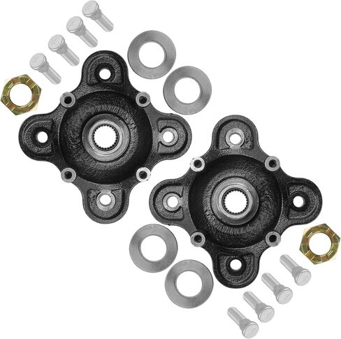 Caltric 2x Rear Wheel Hub Kit Compatible with Polaris Ranger XP 1000 All Options 2017 in Saudi Arabia