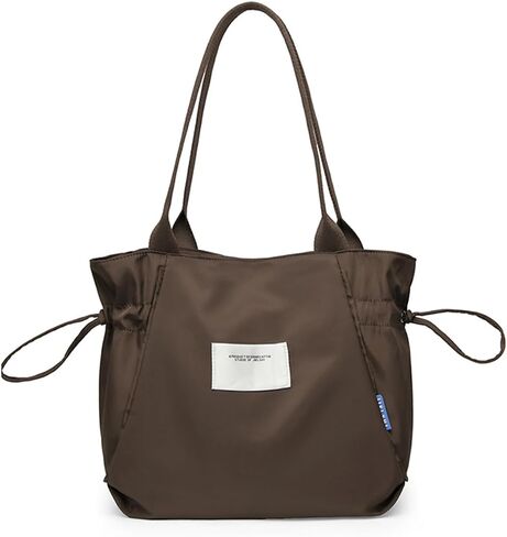 Women's Shoulder Bag Large Capacity Lightweight Simple Handbag Nylon Multifunctional Shopping Travel Commuting Bag in Saudi Arabia