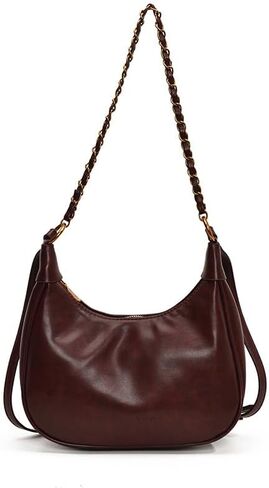 Small Hobo Bags for Women Retro Crescent Shoulder Purse Soft Crossbody Handbag in Saudi Arabia