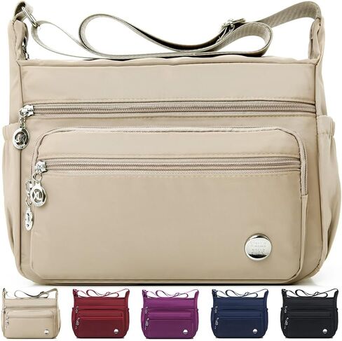 Crossbody Bags for Women, Shoulder Handbag Roomy Multiple Pockets Bag Crossbody Purse Fashion Tote Top Handle Satchel in Saudi Arabia