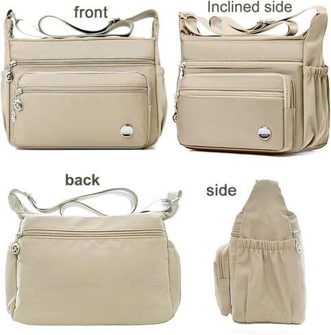 Crossbody Bags for Women, Shoulder Handbag Roomy Multiple Pockets Bag Crossbody Purse Fashion Tote Top Handle Satchel in Saudi Arabia