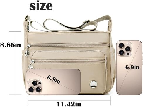 Crossbody Bags for Women, Shoulder Handbag Roomy Multiple Pockets Bag Crossbody Purse Fashion Tote Top Handle Satchel in Saudi Arabia