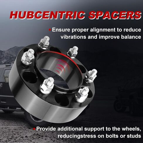1.5 Inch 6x5.5 Wheel Spacers to 6x139.7mm Hubcentric Wheel Adapters Spacers with 6 Lug 77.8mm Hub Bore M14x1.5 Studs Compatible for Ram 1500 2019-2024 (Set of 4) in Saudi Arabia