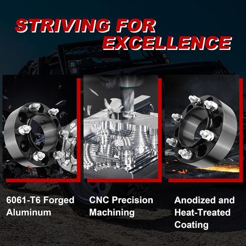 1.5 Inch 6x5.5 Wheel Spacers to 6x139.7mm Hubcentric Wheel Adapters Spacers with 6 Lug 77.8mm Hub Bore M14x1.5 Studs Compatible for Ram 1500 2019-2024 (Set of 4) in Saudi Arabia