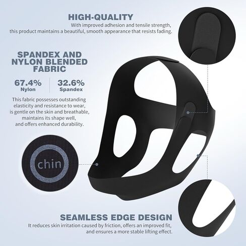 Anti Snore Chin Strap, Snore Stopper with Adjustable Velcro, Chin Strap for Sleeping Comfortable Stop Snoring Solution, Anti Snoring Devices Breathable and Reusable, Green, M in Kuwait