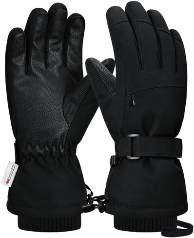 Winter Warm Gloves for Men Women Youth Waterproof Windproof Touchscreen Thermal Cold Weather Ski Snow Gloves for Skiing Snowboarding Running Driving Cycling Walking Hiking Outdoor Work in Saudi Arabia