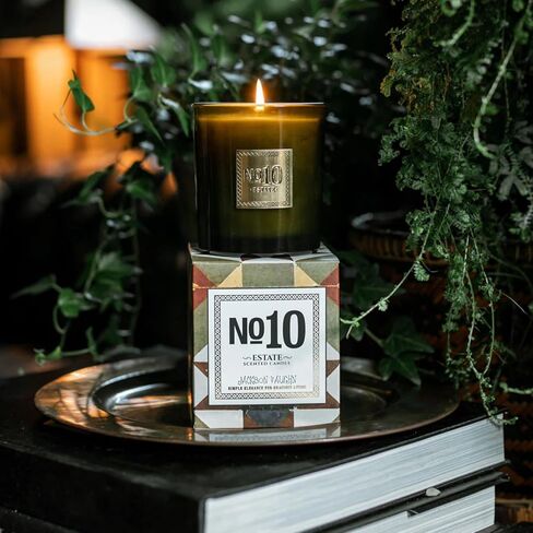 شمعة جاكسون فون المعطرة | شموع عطرية تدوم طويلاً، هدايا ديكور منزلي فاخرة، شمع الصويا المصبوب يدويًا، مزيج من روائح الزهور من الباتشولي، حبوب الكاكاو، حرق لمدة 55 ساعة، 14.5 أونصة (المجتمع رقم 2) in Kuwait