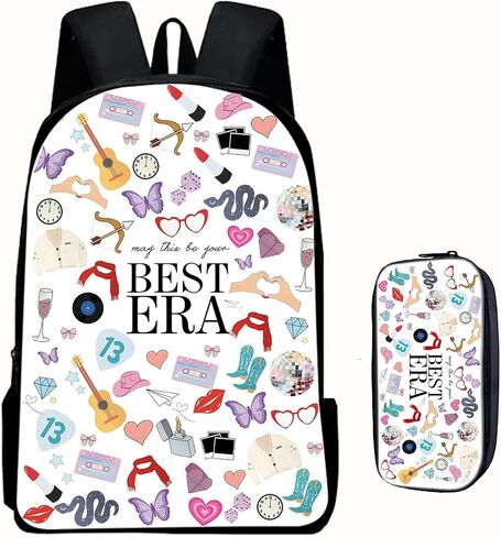 Taylor Inspired May This Be Your Best Era Backpack, Cute Bag for Teen Girls Daughter, Birthday Gift for Girl in Saudi Arabia