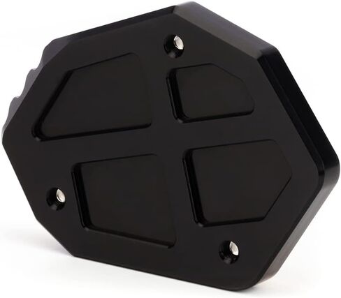 متوافق مع BMW F750GS 2018-2023 Motocycle Accessories CNC Aluminium Kickstand Pad Foot Side Stand Enlarge Extension Pad F750 GS F 750 GS Accessories (Black) in Kuwait
