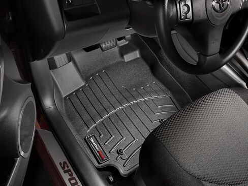 WeatherTech Custom Fit FloorLiners for Toyota RAV4-1st Row (440721), Black in Saudi Arabia