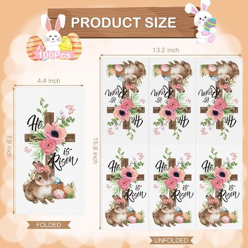 100 قطعة من مناديل عيد الشكر، 3 طبقات للاستعمال مرة واحدة، مناديل ورقية لضيوف الخريف لحفلات عيد الشكر والحصاد، لتقديم الشكر لأوراق القيقب الخريفية، مناشف ورقية للحمام والمطبخ والعشاء واللوازم المنزلية in Kuwait