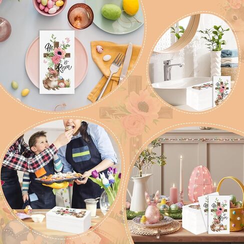 100 قطعة من مناديل عيد الشكر، 3 طبقات للاستعمال مرة واحدة، مناديل ورقية لضيوف الخريف لحفلات عيد الشكر والحصاد، لتقديم الشكر لأوراق القيقب الخريفية، مناشف ورقية للحمام والمطبخ والعشاء واللوازم المنزلية in Kuwait