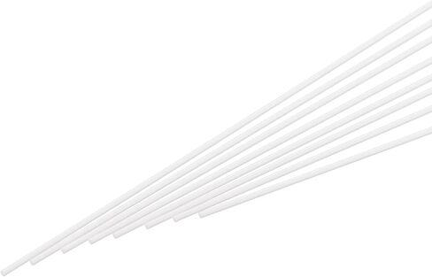 MECCANIXITY ABS Plastic Rod Round Solid Bar 1mm x 500mm for DIY Model Material, Architectural Model Making, DIY Sand Table, Pack of 10 Pcs in Saudi Arabia
