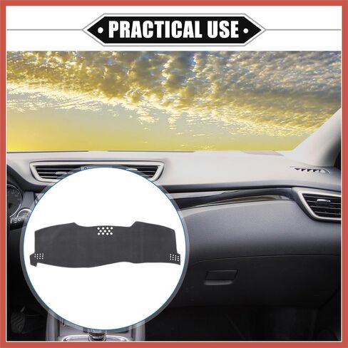 ACROPIX غطاء لوحة عدادات السيارة متوافق مع Toyota Avalon 2005-2010، واقي من البوليستر الرمادي لوحدة التحكم المركزية الداخلية للوحة العدادات قطع غيار السيارات in Saudi Arabia