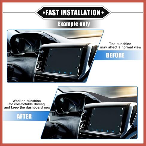 ACROPIX غطاء لوحة عدادات السيارة متوافق مع Toyota Avalon 2005-2010، واقي من البوليستر الرمادي لوحدة التحكم المركزية الداخلية للوحة العدادات قطع غيار السيارات in Saudi Arabia