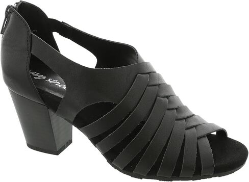 Easy Street Women's Vanni Heeled Sandal, Black, 8 Wide in Saudi Arabia
