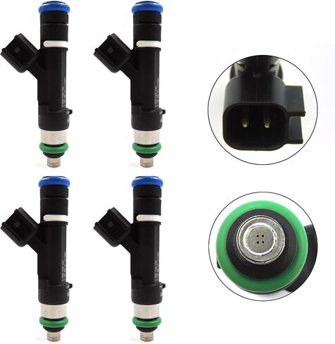 HiSport Fuel Injector 0280158020 6 PCS Repalcement For 2004-2012 Dodge Jeep 3.7L V6 in Kuwait